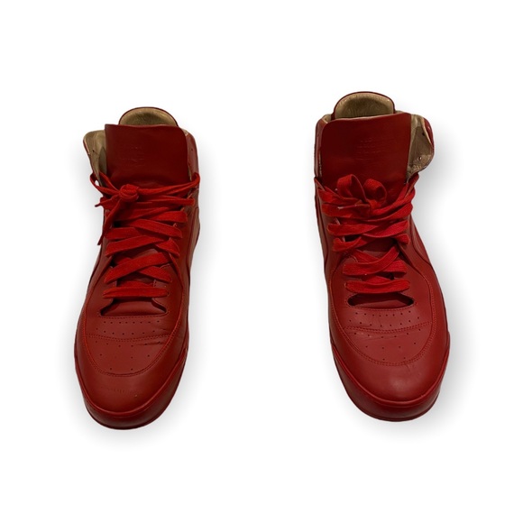 Maison Margiela Mens Red High Top Sneakers - Picture 11 of 11